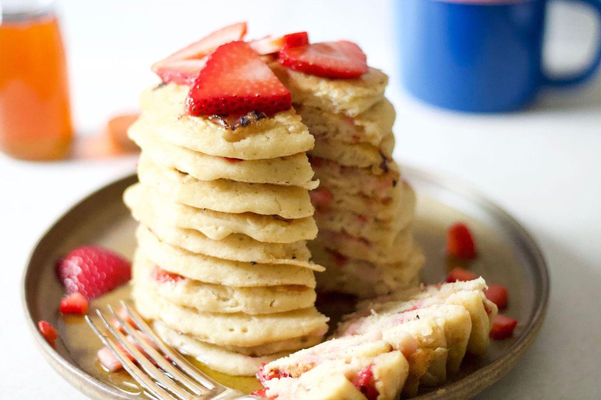 strawberry pancakes